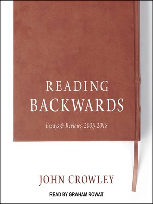 cover image of Reading Backwards